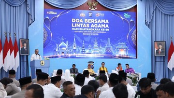 Polda Riau Gelar Doa Lintas Agama Jelang Hari Bhayangkara ke-80