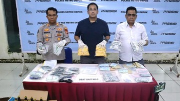 Polres Depok Tangkap 34 Tersangka Kasus Obat Keras, Sita Miras di Apartemen