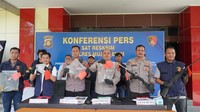 Tiga Warga Muara Enim Ditangkap Miliki 5 Senpira dan Puluhan Amunisi