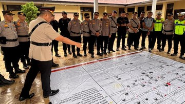 Polres Rohil Kerahkan 279 Personel Amankan Bakar Tongkang di Bagansiapiapi
