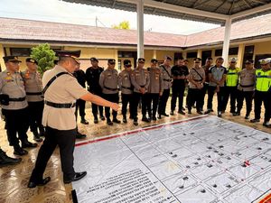 Polres Rohil Kerahkan 279 Personel Amankan Bakar Tongkang di Bagansiapiapi