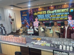 Polisi Ungkap Kasus Narkoba 40 Kg di Makassar Selama 2026, Sita Uang Rp 2,3 M