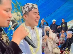 Kisah Haru di Balik Viral Tangis Histeris Pengantin Pria yang Bikin MC Kaget