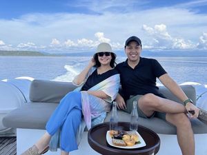 Potret Kebersamaan Barry Tamin dan Caca Tengker saat Kuliner Bareng