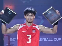 Mahasiswa Muhammadiyah Boy Arnez Sabet Gelar MVP AVC Mens Cup 2026