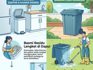 Infografis: Cara Bersihkan Tempat Sampah di Rumah agar Bebas Bau dan Kuman