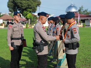 Sambut Personel Dikbangspes, Dansat Brimob Tekankan Profesionalisme