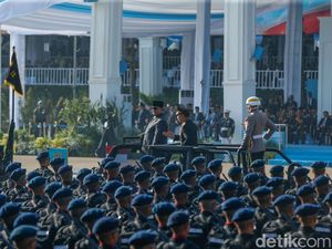 Prabowo Hadiri Hari Bhayangkara ke-80