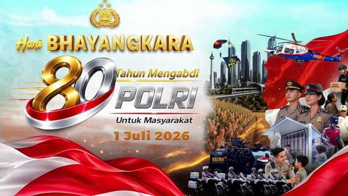 Hari Bhayangkara 80 Tahun Polri