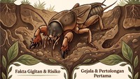 Infografik: Wujudnya Seram, Seberbahaya Apa Gigitan Orong-orong ?