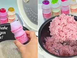 Nyeleneh! Eksperimen Masak Nasi Pakai Minuman Probiotik