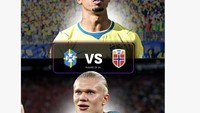 Haaland Mengerikan, Brasil di Hadapan