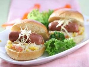 Mini Sandwich Ragout Sayur Sosis