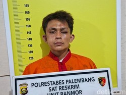 Pria di Palembang Ditangkap Usai Terlibat 3 Kasus Pencurian Motor