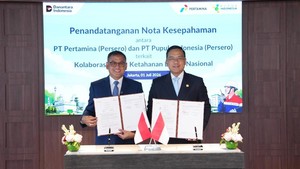 Pertamina Kerja Sama dengan Pupuk Indonesia untuk Dukung Ketahanan Pangan