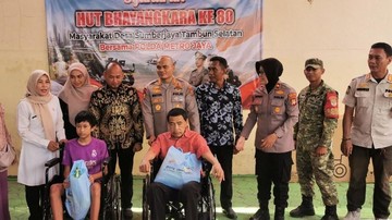 Baksos-Lomba, Polda Metro Rayakan Hari Bhayangkara Bersama Masyarakat