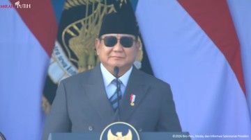 Pesan-pesan dan Pujian Prabowo ke Polri di Hari Bhayangkara