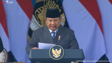 Prabowo Apresiasi Polri Amankan Perayaan Hari Besar, Puji Kecelakaan Menurun