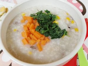 Resep Anak: Bubur Daging dan Bayam
