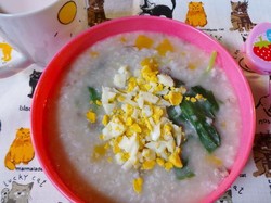Resep Anak: Bubur Daging Telur Cincang