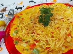 Resep Anak: Fritata Mie dan Sayuran