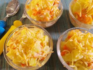 Resep Anak: Kentang Cincang Salmon