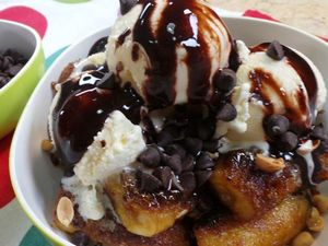 Resep Anak: Pan Fried Banana Split