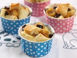 Resep Anak: Puding Pisang Cokelat Panggang