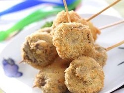 Resep Anak: Satai Jamur Goreng Renyah