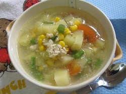 Resep Anak: Sup Kentang Jagung Manis