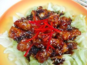 Resep Ayam: Ayam Bumbu Hoisin Wijen