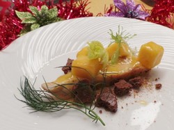 Resep Ayam: Smoked Chicken with Melon and Orange