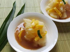Resep Buka: Singkong Legit Saus Gula Aren