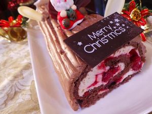 Resep Cake: Buche Noel Black Forest