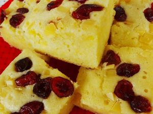 Resep Cake: Cake Keju Cheddar dan Cranberry