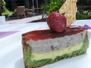 Resep Cake: Sable Cheesecake dengan Mousse Pisang
