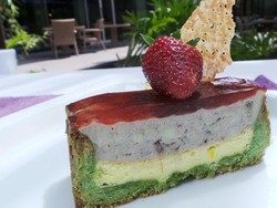 Resep Cake: Sable Cheesecake dengan Mousse Pisang