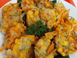 Resep Camilan: Bakwan Udang Sayuran