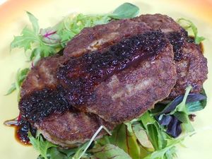 Resep Daging: Beef Burger with Special Teriyaki Sauce