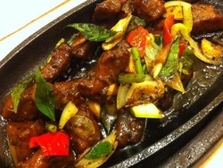Resep Daging: Hotplate Daging Bumbu Kari