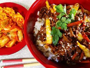 Resep Daging: Korean Beef Bowl