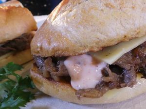 Resep Daging : Phily Cheesesteak Sandwich