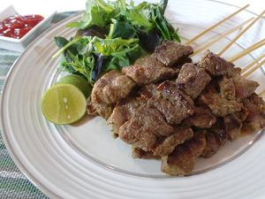 Resep Daging: Sate Sapi Bumbu Mustard