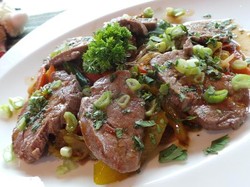 Resep Daging: Veal Lion with Chinese Vegetable