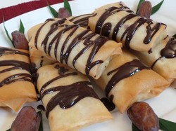Resep Dessert: Tape Goreng Kurma Cokelat