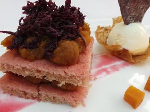 Resep Dessert: Trilogi Umbi dengan Es Krim Vanila