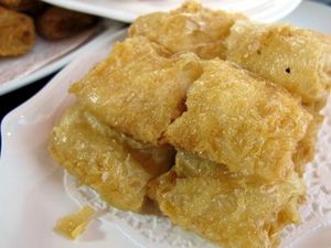 Resep Dim Sum: Crispy Beancurd Roll with Shrimp