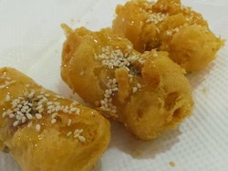 Resep Dim Sum: Fried Banana with Red Bean Paste