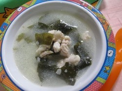 Resep Ikan: Sup Ikan Wakame