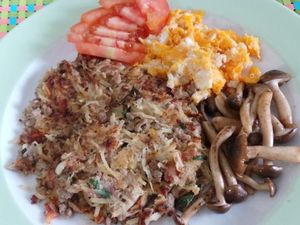 Resep Kentang: Omelet Kentang Serut dan Daging
